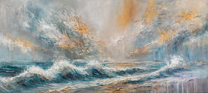 Künstlerische Acrylmalerei Struktur Deko