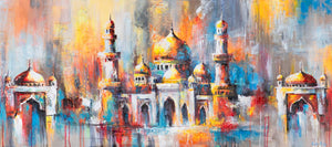 Künstlerische Acrylmalerei Struktur Deko