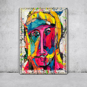 Handmade Paintings on Canvas with Frame "Emotions of Light"