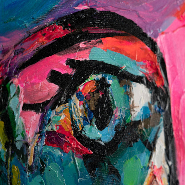 Handmade Paintings on Canvas with Frame "Emotions of Light"