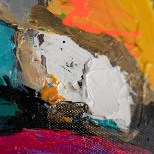 Handmade Paintings on Canvas with Frame "Emotions of Light"