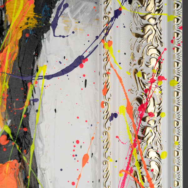 Handmade Paintings on Canvas with Frame "Emotions of Light"