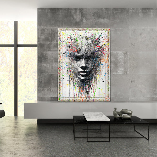 Modern Abstract Paintings with Frame – Wall Art Decor "Ethereal Picture"
