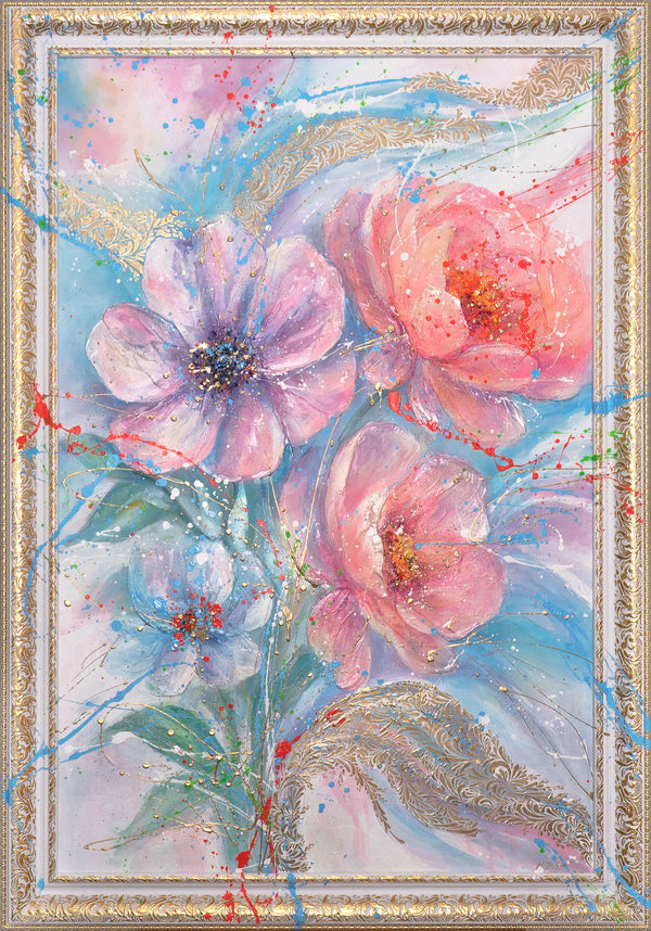Vibrant Wall Art on Canvas – Painting „Melody of Light“