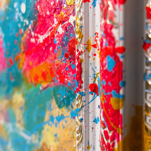 Moderne Wandkunst Farbenfroh