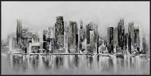 Moderne Wanddeko handgemalt