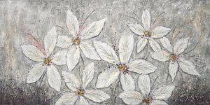 Modern acrylic painting with texture "Flower fantasy"