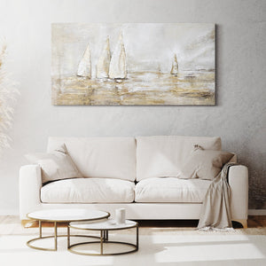 Textured canvas wall art "Solar glare"