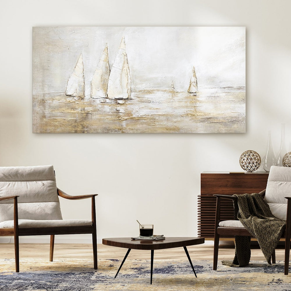 Textured canvas wall art "Solar glare"