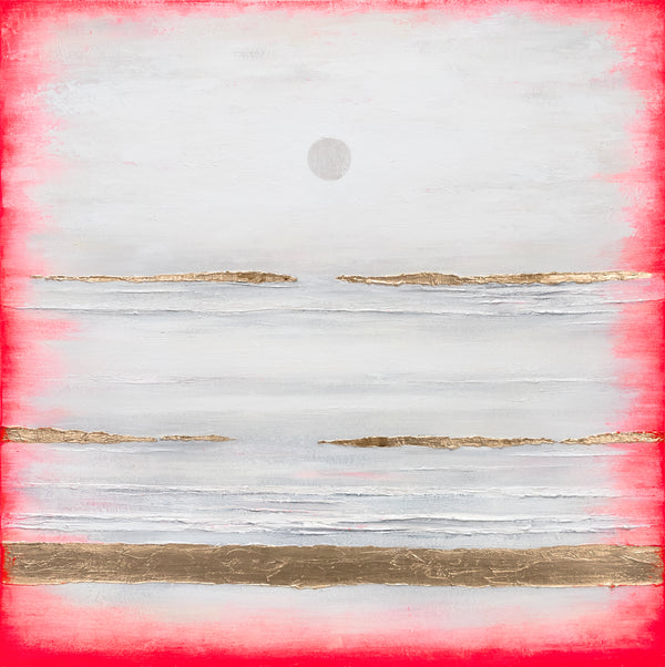 Modern landscape canvas painting "Dream" 40x40 inch