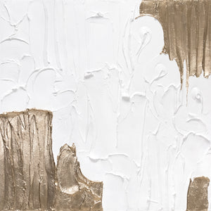 Hand painted wall art abstract "Life II" 40x40 inch