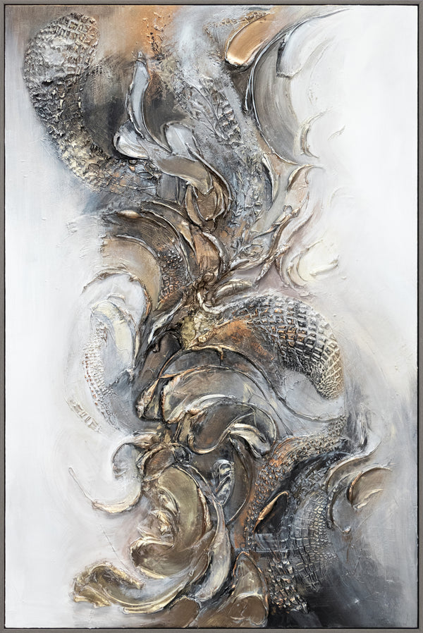 Moderne Wanddeko handgemalt