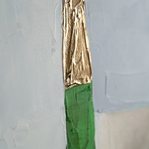 Nahaufnahme Acrylmalerei Struktur Leinwand moderne Kunst