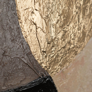 Detailstruktur goldener Akzent auf abstraktem Hintergrund
