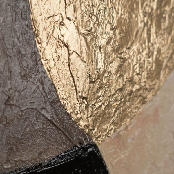 Detailstruktur goldener Akzent auf abstraktem Hintergrund