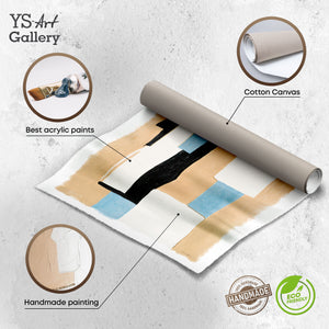 Infos zu Materialien und Struktur des modernen Acrylgemäldes