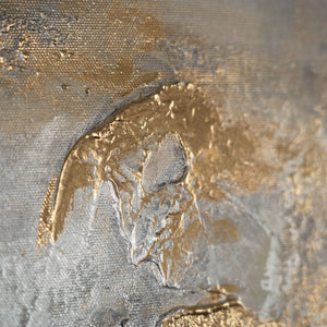 Strukturierte Oberfläche mit Goldtextur und abstraktem Verlauf