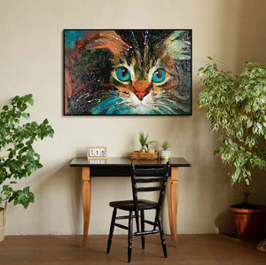 Acrylgemälde als moderne Wanddeko im Interieur