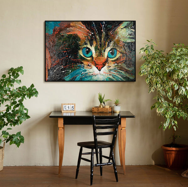 Acrylgemälde als moderne Wanddeko im Interieur