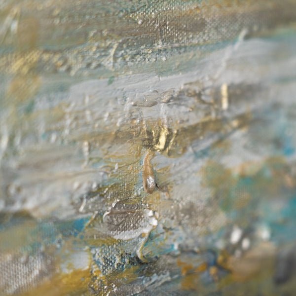 Digitaler Übergang von Blau zu Türkis