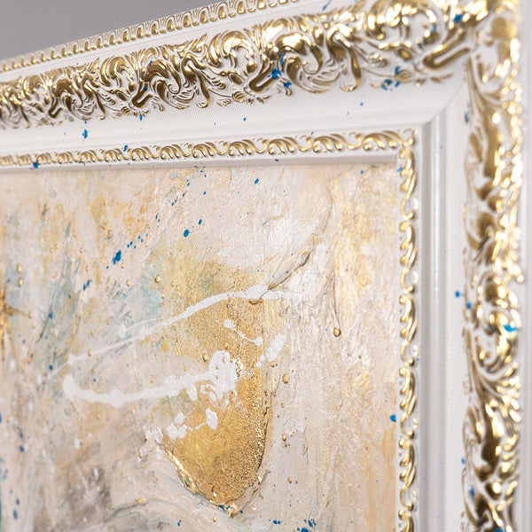 Acrylbild Struktur Relief Handgemalt