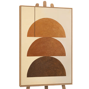 Handgemaltes Leinwandbild abstrakt geometrisch