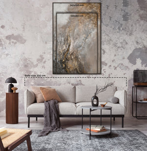 Moderne Wanddeko handgemalt