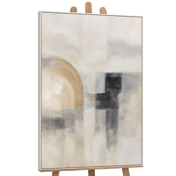 Leinwandbild mit geometrischem Motiv