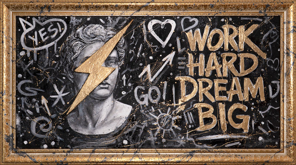 Motivierende Wandkunst Urban Style