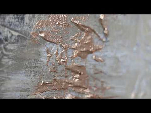 Wall art painting with frame "Weightlessness II" 60x20 inch