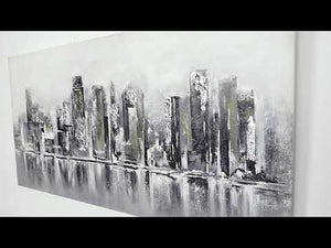 Abstract cityscape wall art "Metropolis"