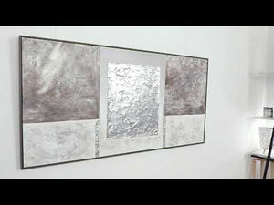 Handmade Abstract Acrylic Painting on Canvas 'Perfect Stability' with Frame