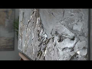 Hand painted wall art abstract "North II"