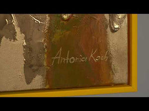 Abstract Canvas Painting with Texture – "Inspiration"