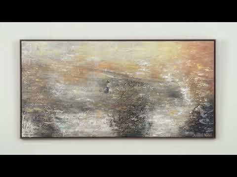 Modern abstract art with frame "Elemental power"