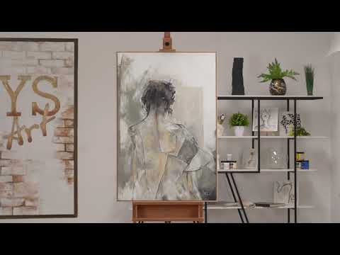 Framed painting for wall decoration "Namur"
