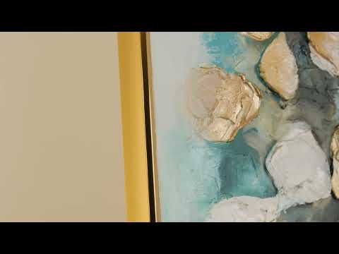 Abstract pictures with frames "Rhythm of Infinity" Large pictures for living room
