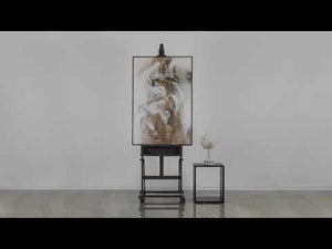 Unique wall decor with frame "The flow of happiness"