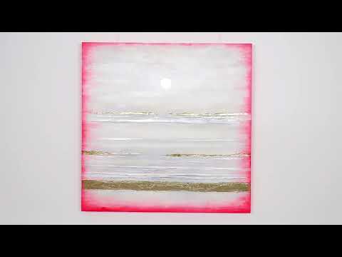 Modern landscape canvas painting "Dream" 40x40 inch