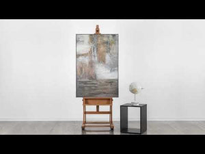 Framed big canvas painting "Dawn"
