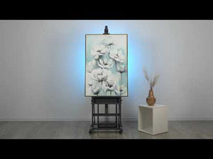 Flower canvas painting with frame "Floral sweetness"