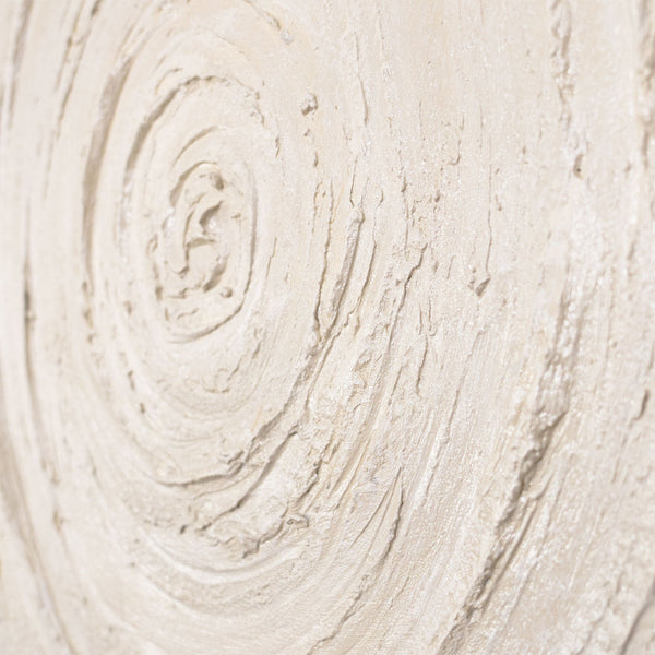 Strukturmalerei mit kreisförmigem Muster